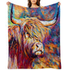 Highland Cow 6 Throw Blanket