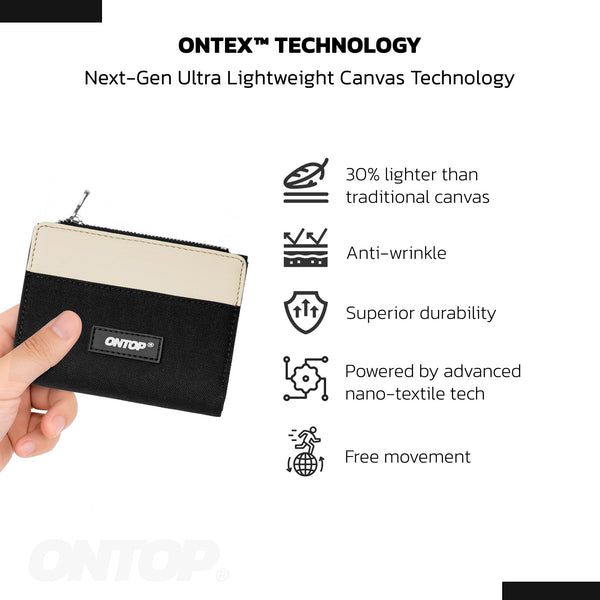 Bifold Zipper Wallet Card Holder