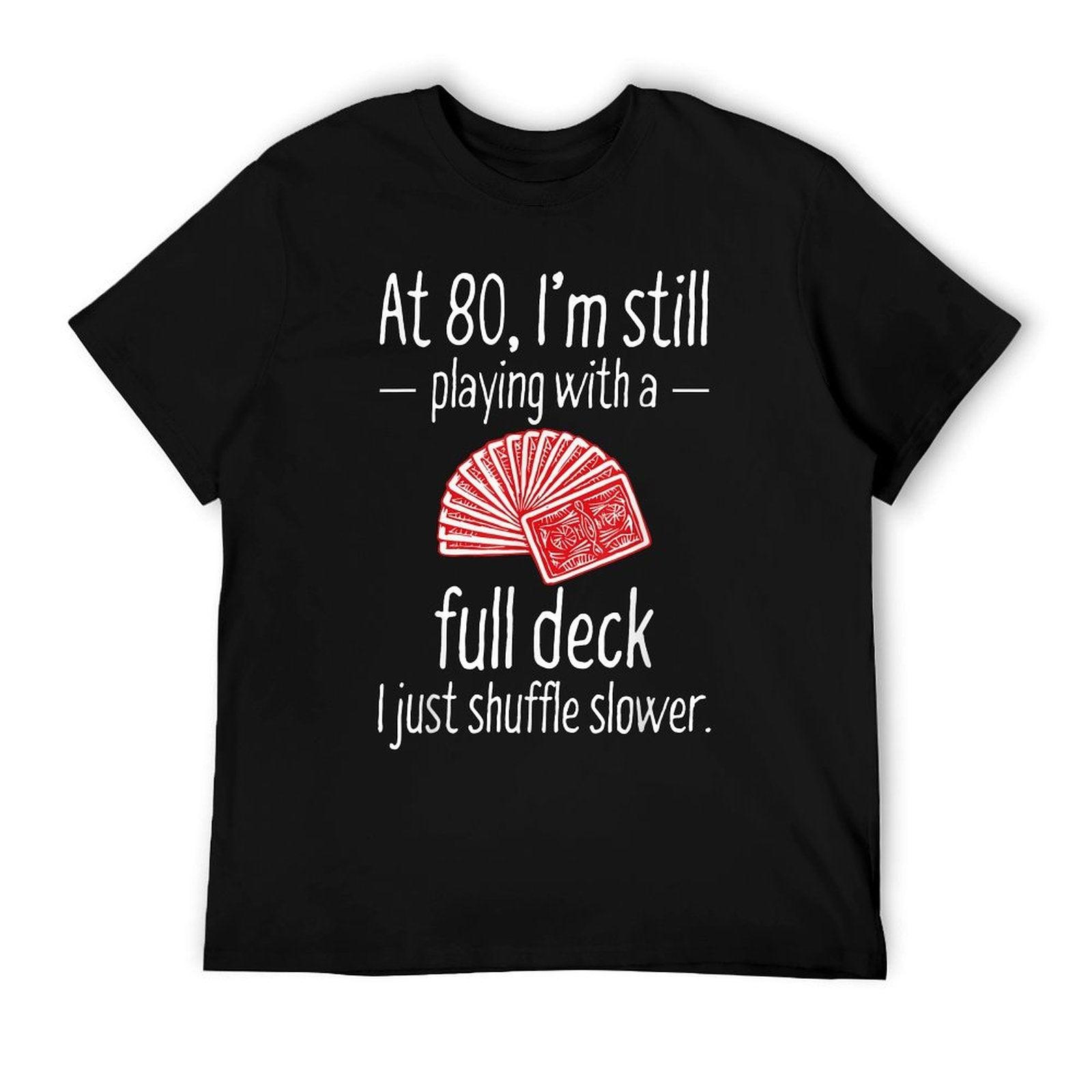 Funny 80th Birthday Gift 80 Year Old Cards T-Shirt