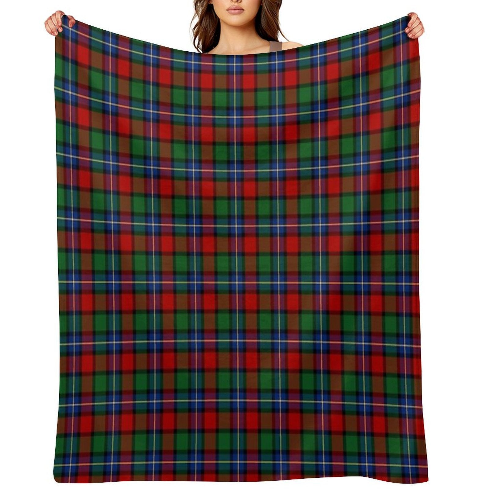 Clan Kilgour Tartan Compact Throw Blanket