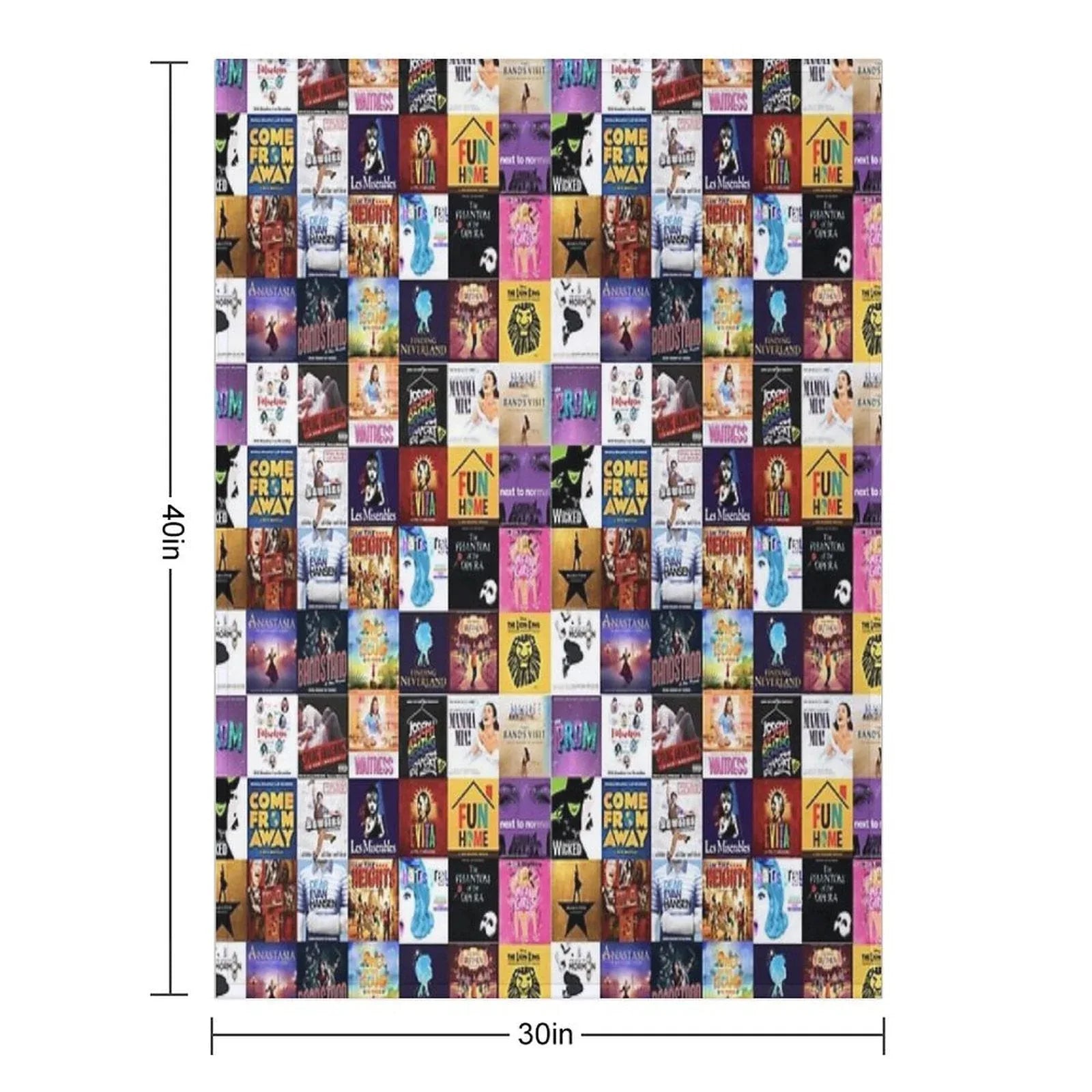 Broadway's Must Sees! Throw Blanket