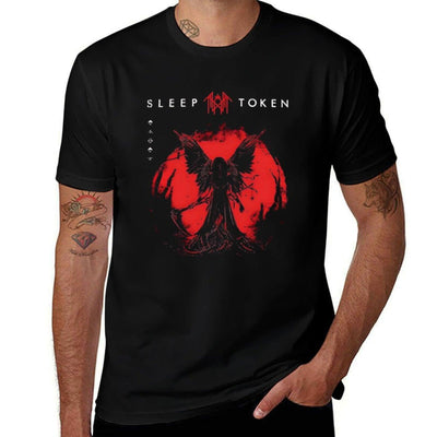 Darkness Rises with The Scream of Sound - Original Sleep Token Music Merchandise  Fade-proof Color T-Shirt