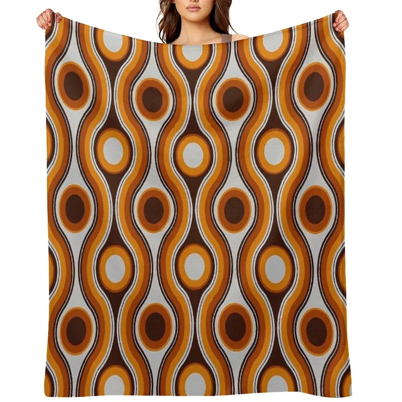 Older Patterns ~ Bridges 70s Throw Blanket
