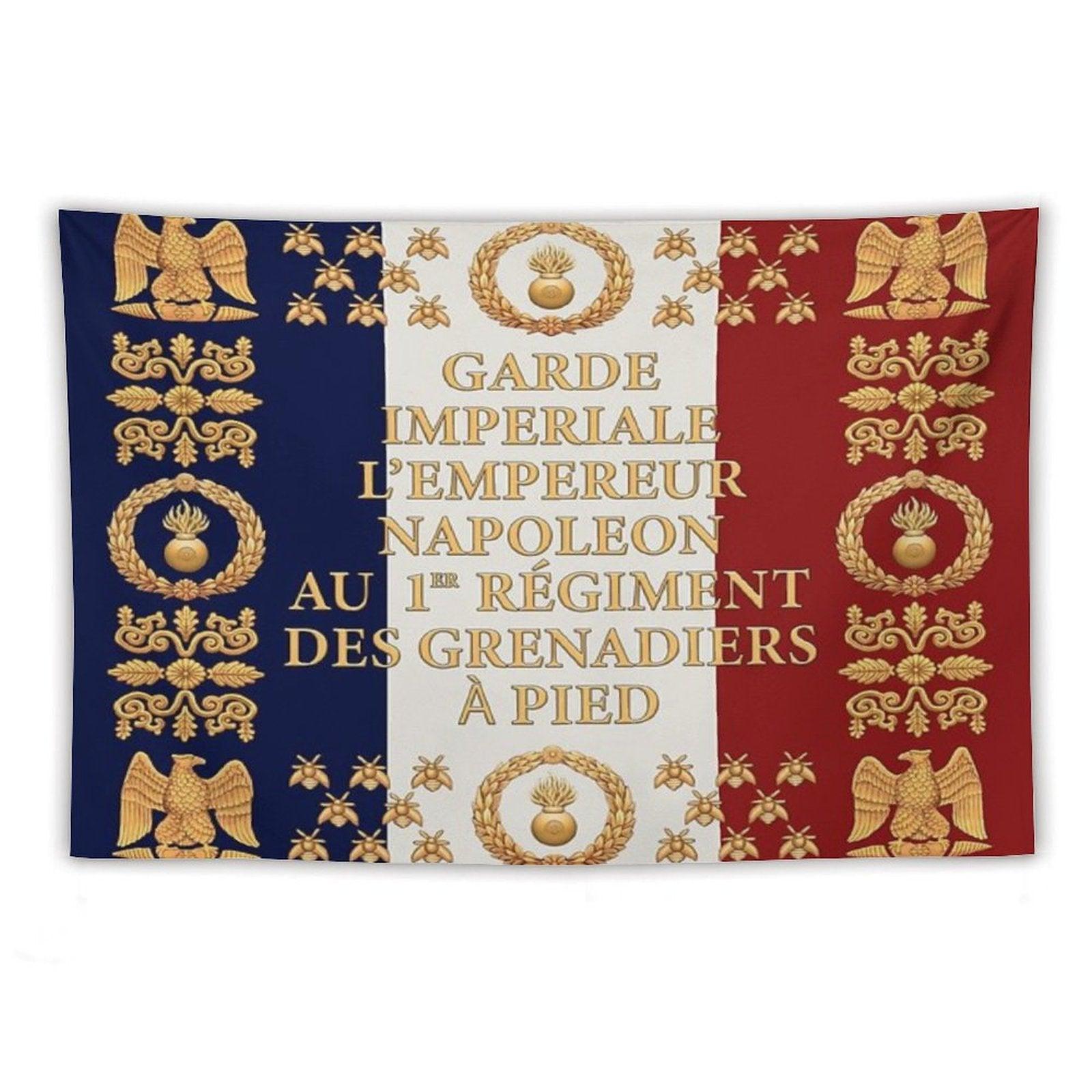 Napoleonic French 1er Garde Imperiale Flag Tapestry