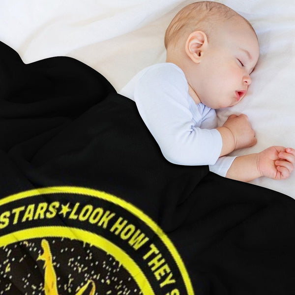 Coldplay Yellow Lyrics Eco-conscious Throw Blanket