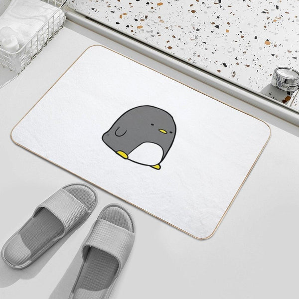 Cute Cuddly Penguin Bath Mat