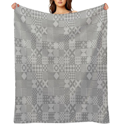 Patchwork Patterns Multi-functional Throw Blanket