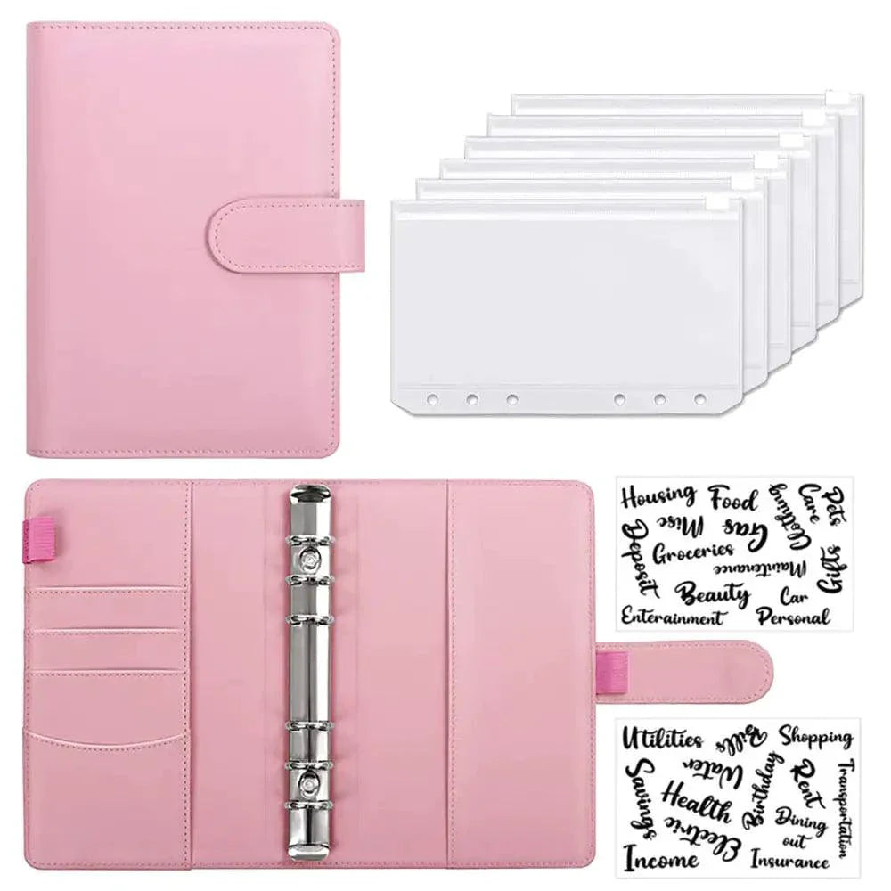 A6 Deluxe Leather Finance Organizer