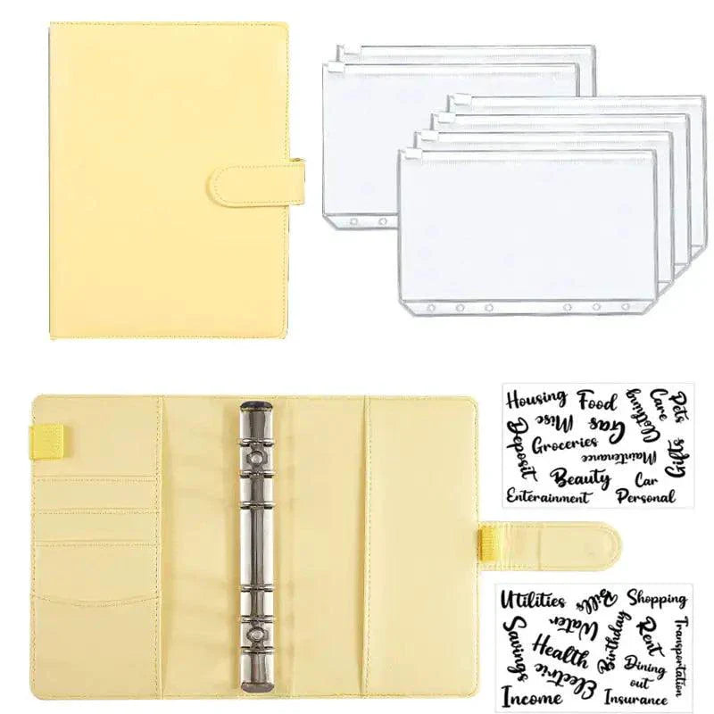 A6 Deluxe Leather Finance Organizer