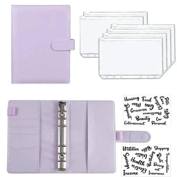A6 Deluxe Leather Finance Organizer