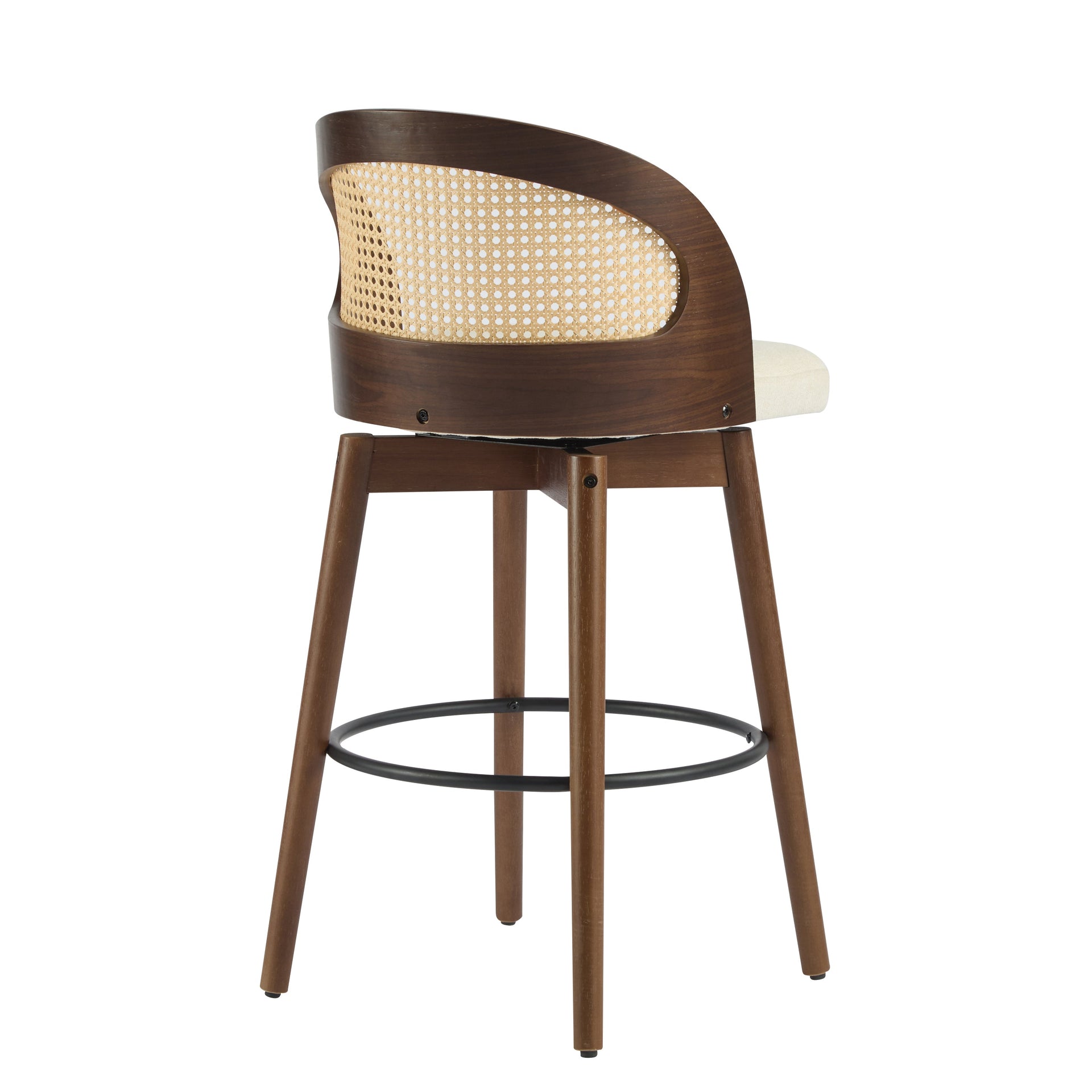 Set of 2 Como Indoor Wood Barstool