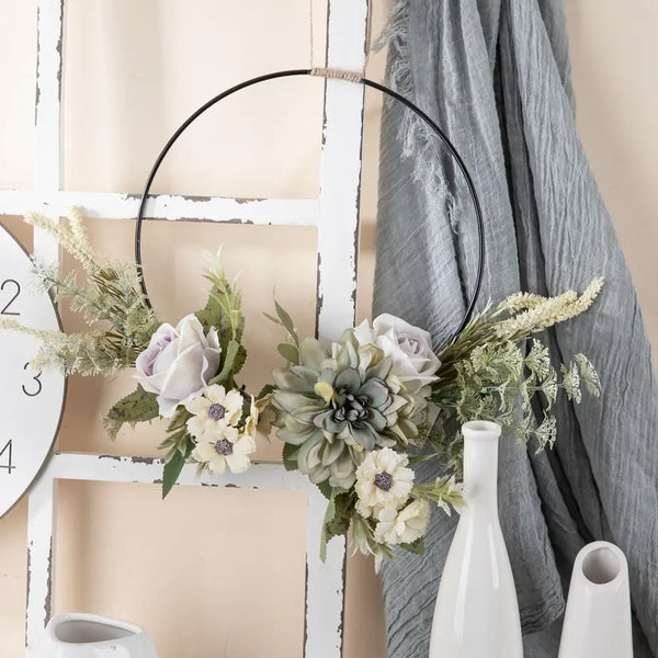 Artificial Flower Wreath VagabondVintage