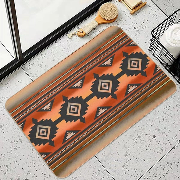 Canyon  Navajo Rust Bath Mat