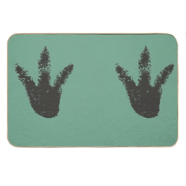 Big Foot Dinosaur Foot Print Design Bath Mat