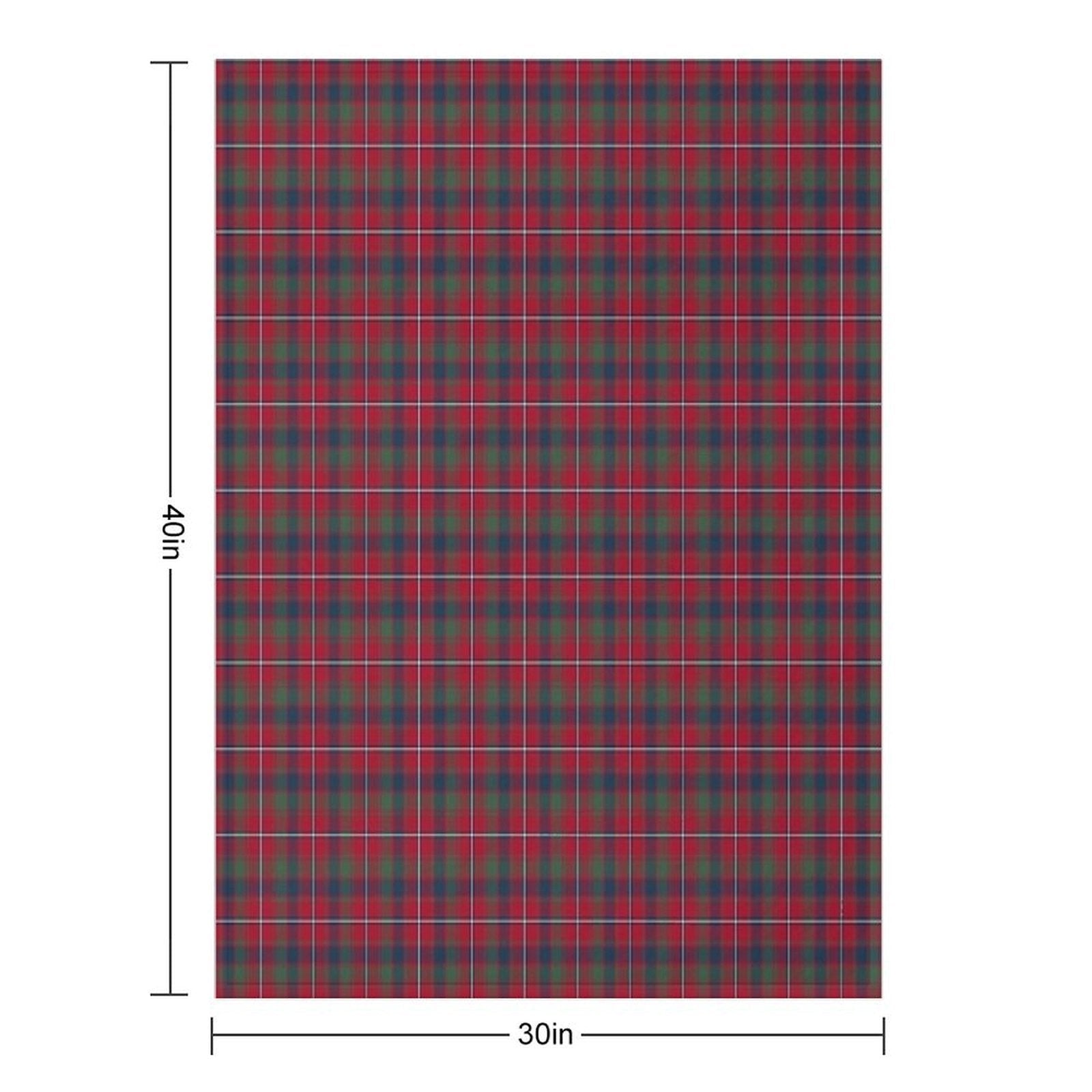 Clan Robertson Tartan Anti-pilling Throw Blanket