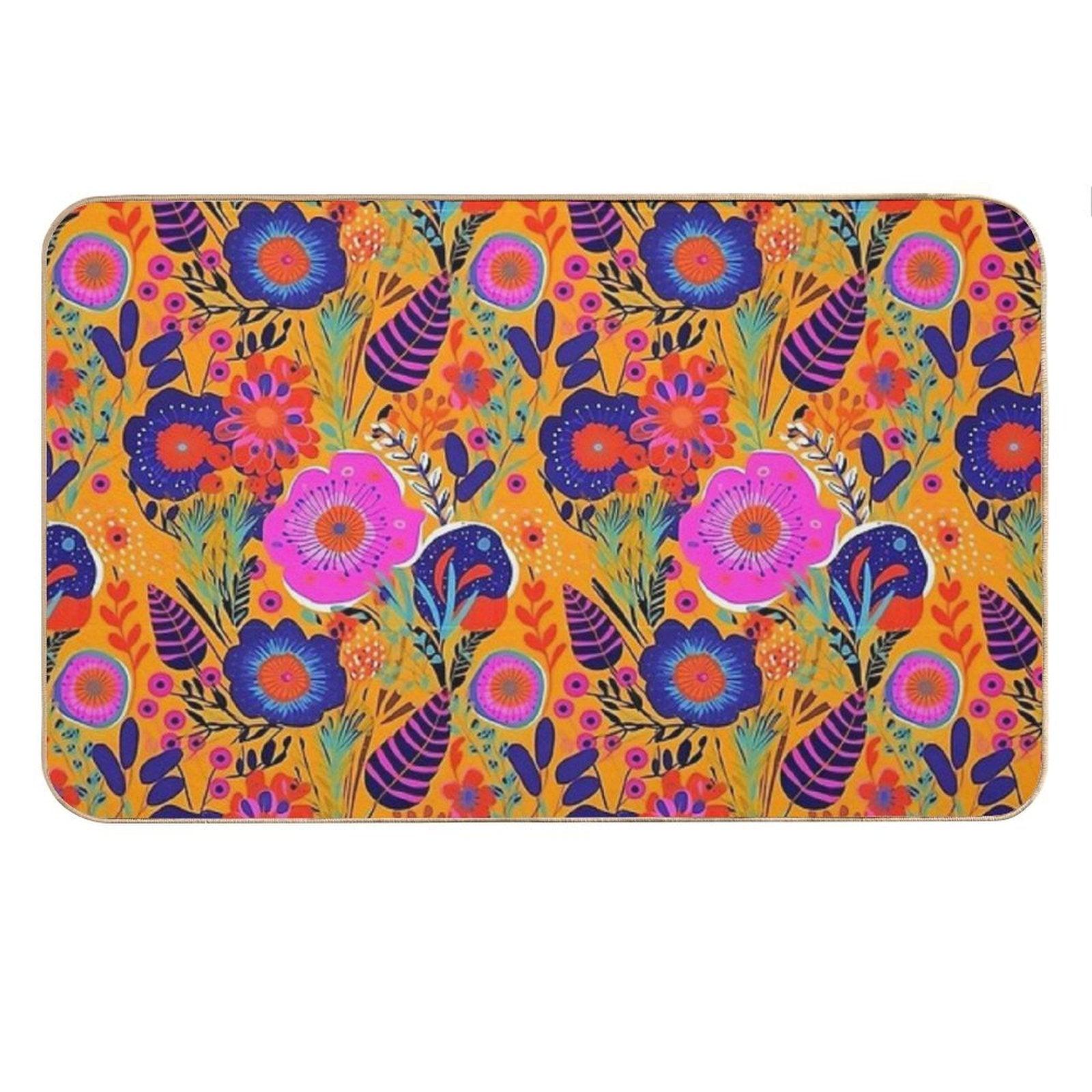 Botanically Bold - 70's Retro Bath Mat
