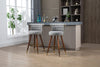 Swivel Bar Stools with Backrest Footrest ,with a fixed height of 360 degrees