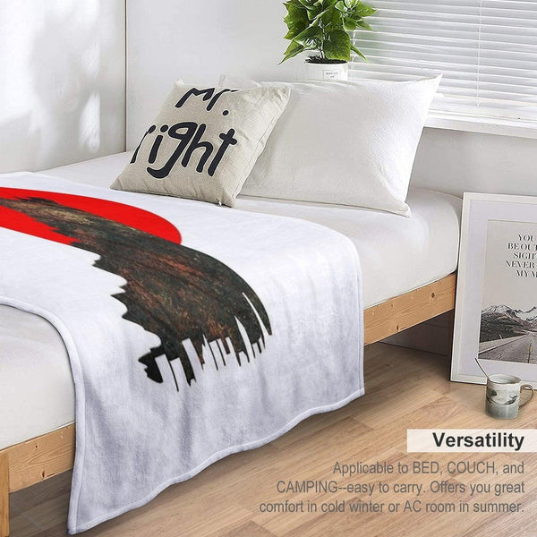 Gojira Japan Throw Blanket