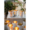 White & Gold Votive Letters
