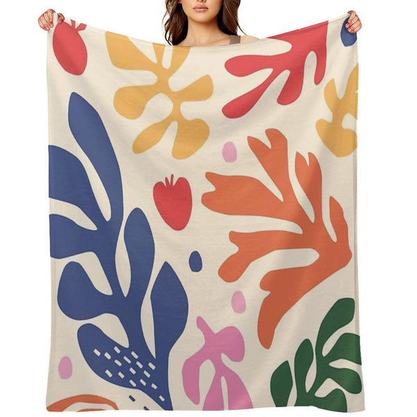 Matisse Pattern_2 Throw Blanket