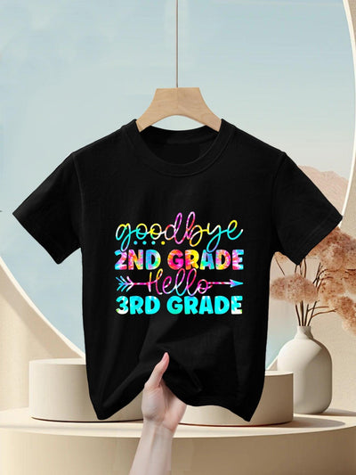 Goodbye 2nd Grade Hello 3rd Grade Here I Come Graduation Kids T-Shirt