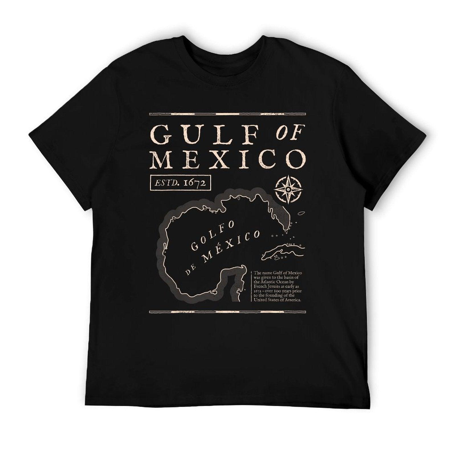 Gulf of Mexico 1672 Historic Map T-Shirt