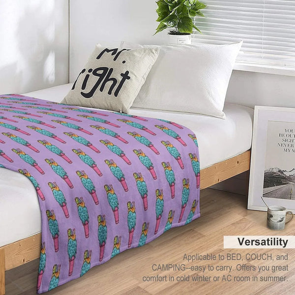 Crazy Snail Cone Throw Blanket