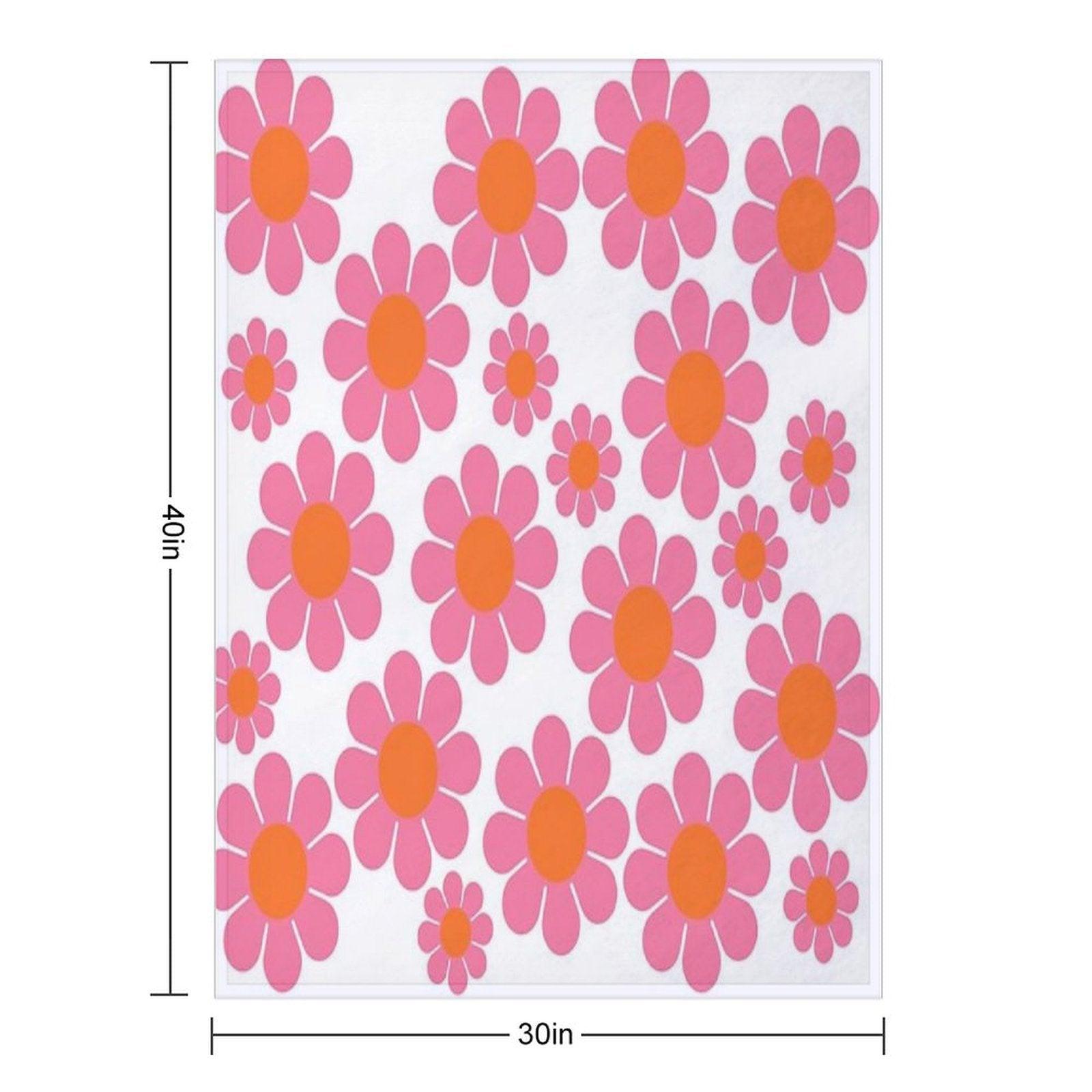 Koryn's Custom Flower Pattern 1 Throw Blanket
