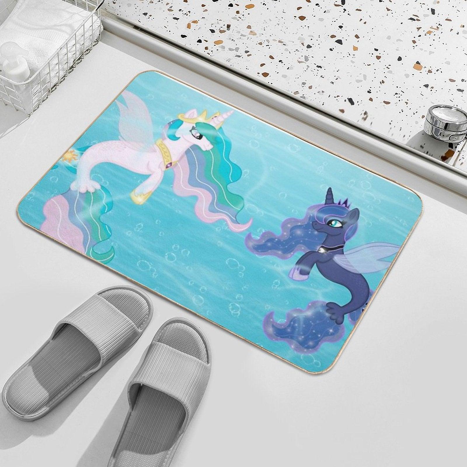 My Little Pony (Princess Celestia & Luna As Seaponies) Bath Mat
