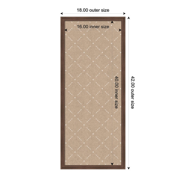 Pinboard Beige Lattice Pattern