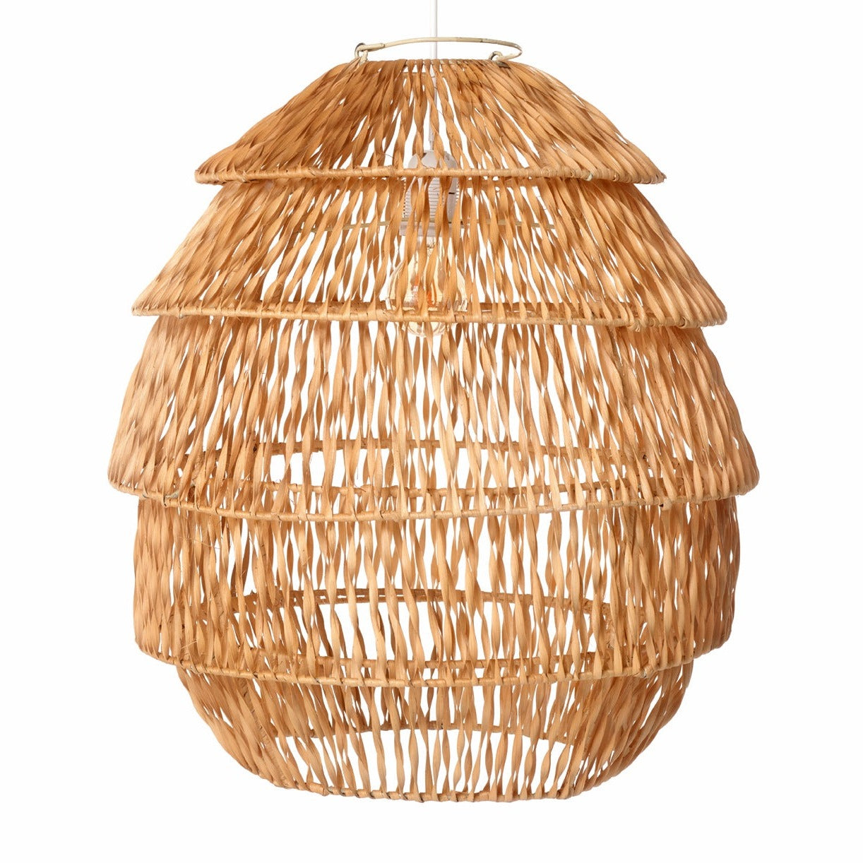 Radiance Organic Natural Rattan Hanging Ceiling