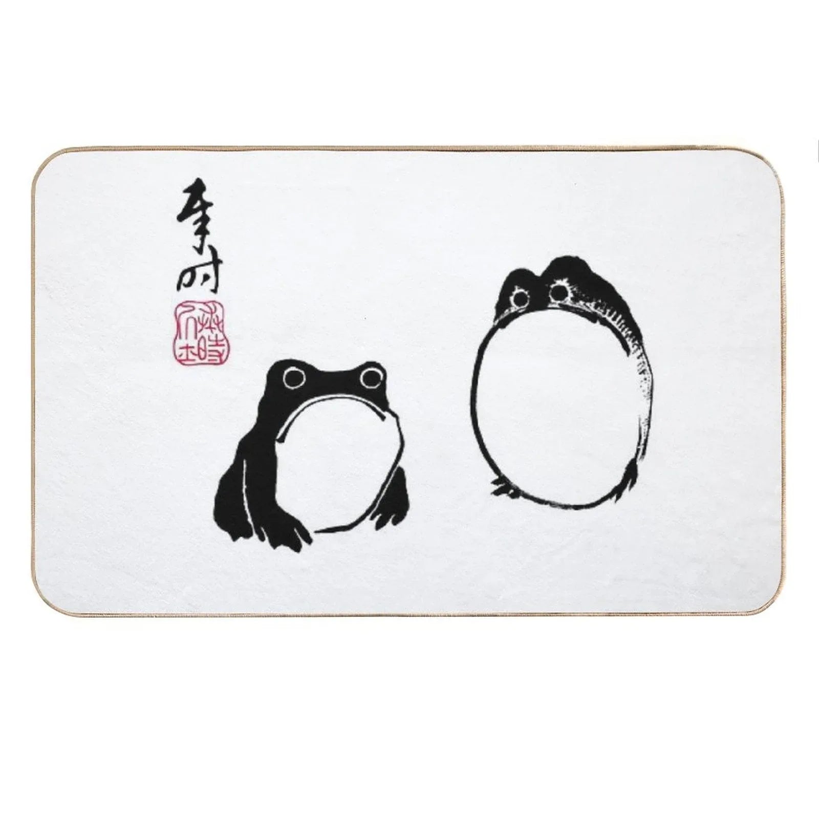 Matsumoto Hoji Frogs Bath Mat