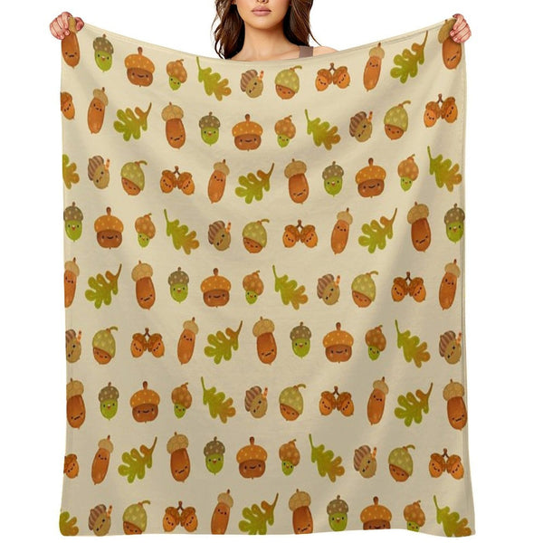 Acorns Gift-ready Throw Blanket