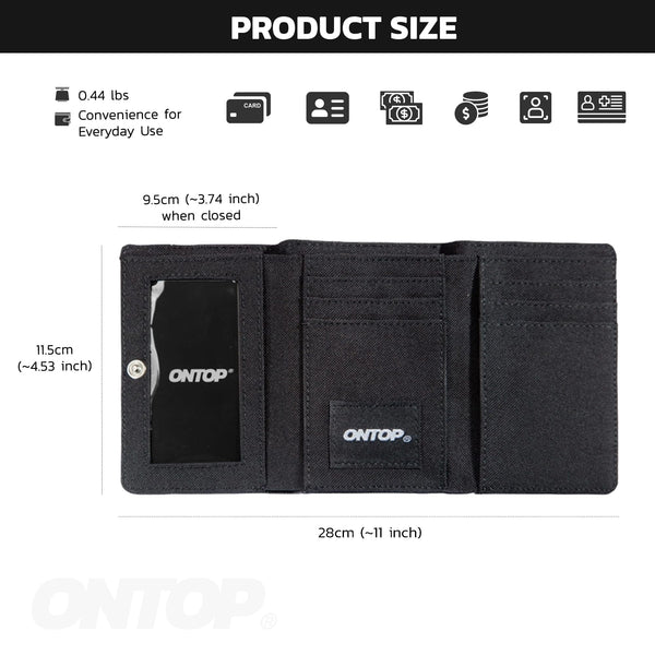 Trifold Wallet Canvas Card Holder