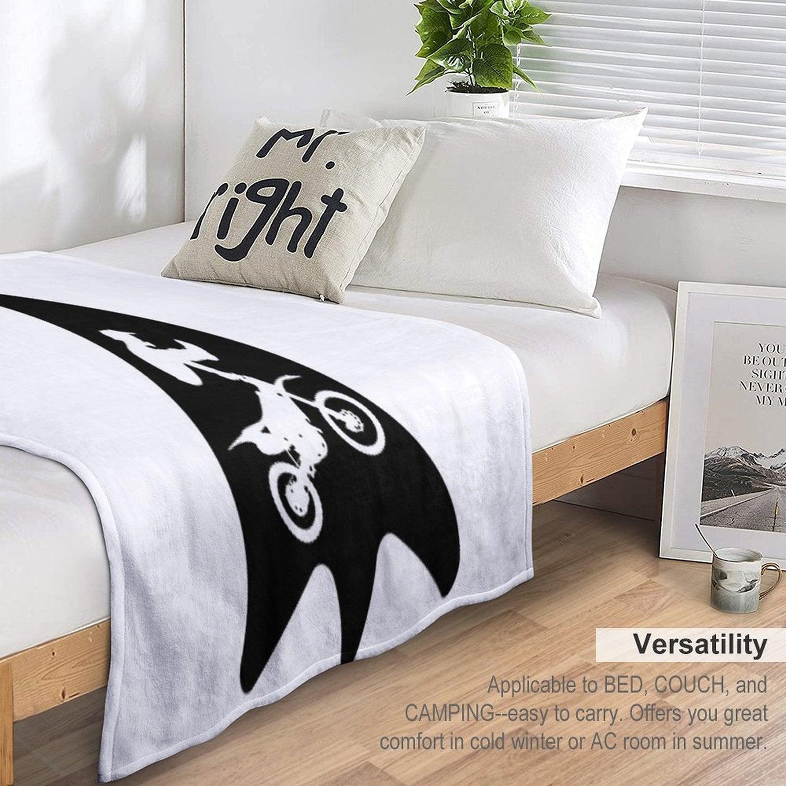 Biker Breizh Throw Blanket