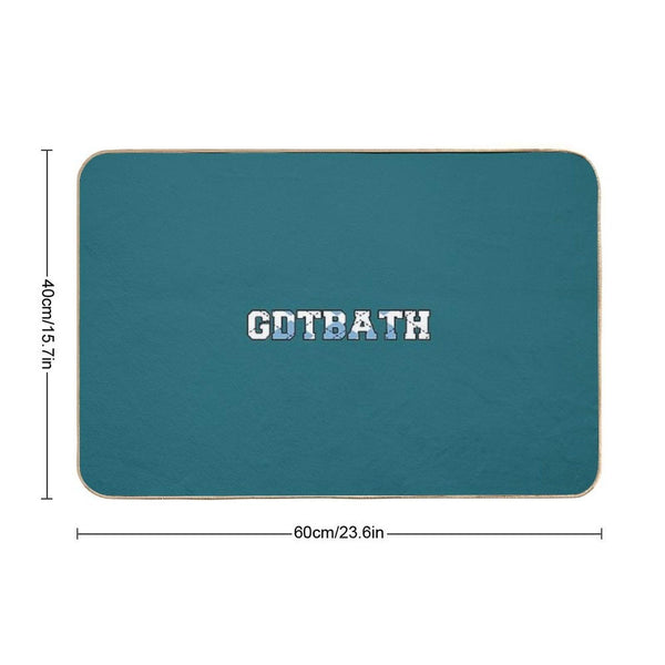 GDTBATH Argyle Bath Mat