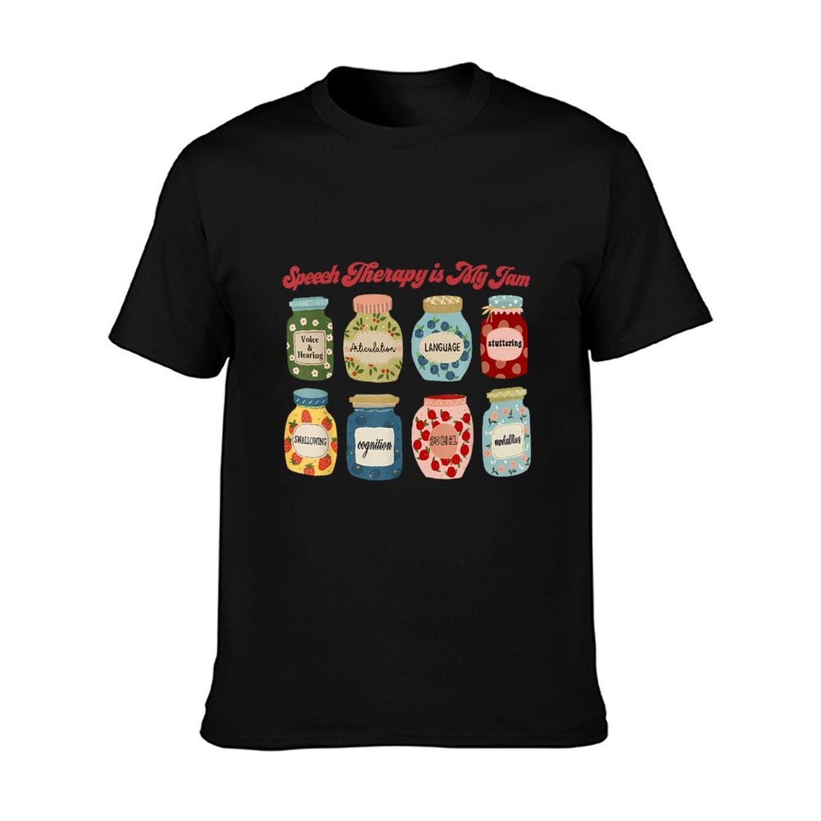 Speech Therapy Is My Jam Speech Language Pathologist SLP T-Shirt