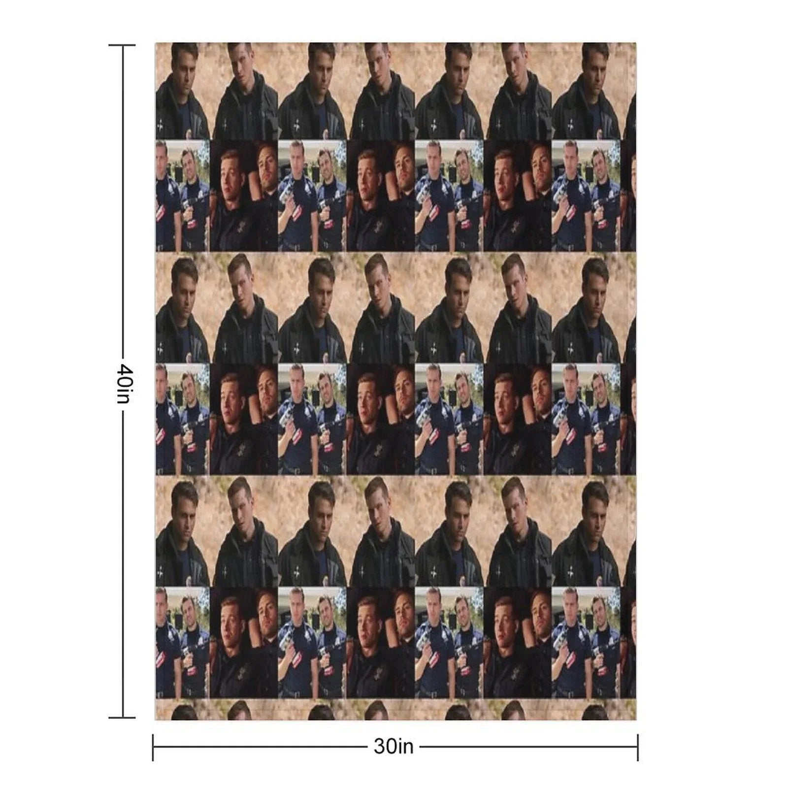 Buddie Collage Throw Blanket