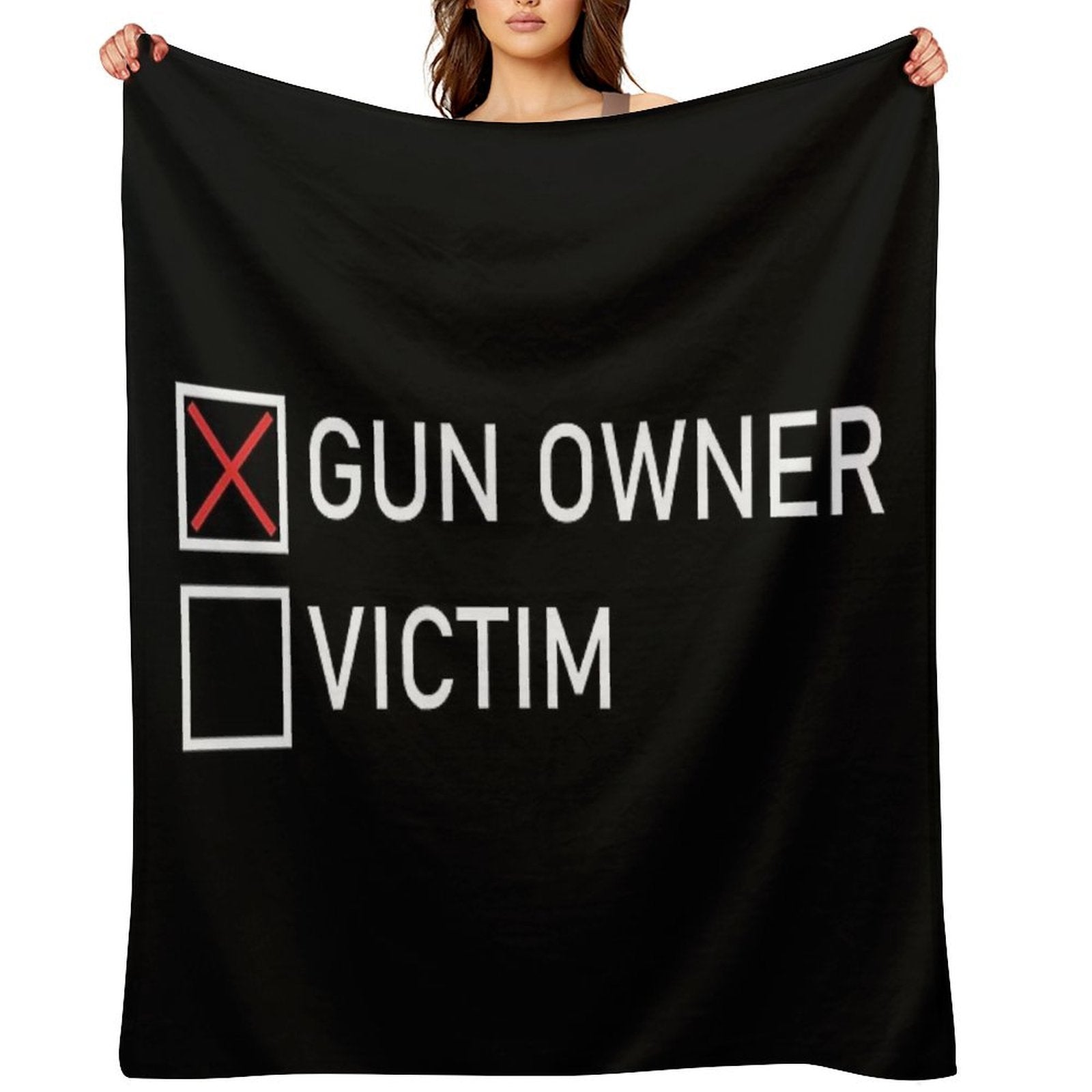 Gun Owner - Victim Multi-functional Throw Blanket
