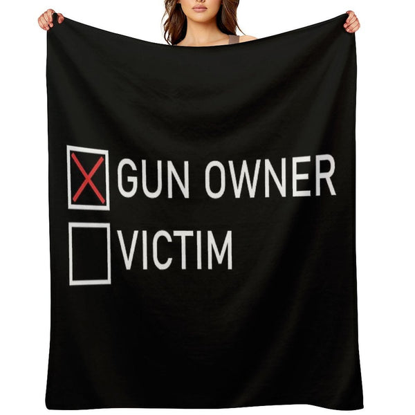 Gun Owner - Victim Multi-functional Throw Blanket