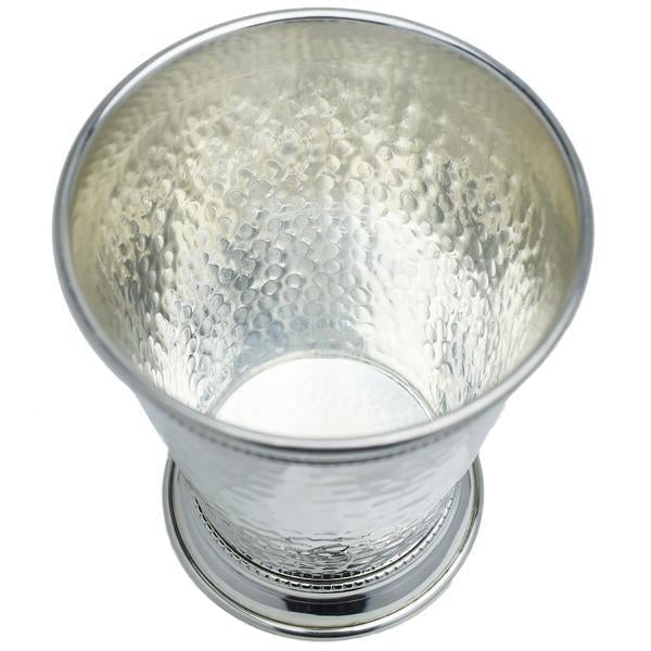 S/4 Hammered Silver Julep Cup