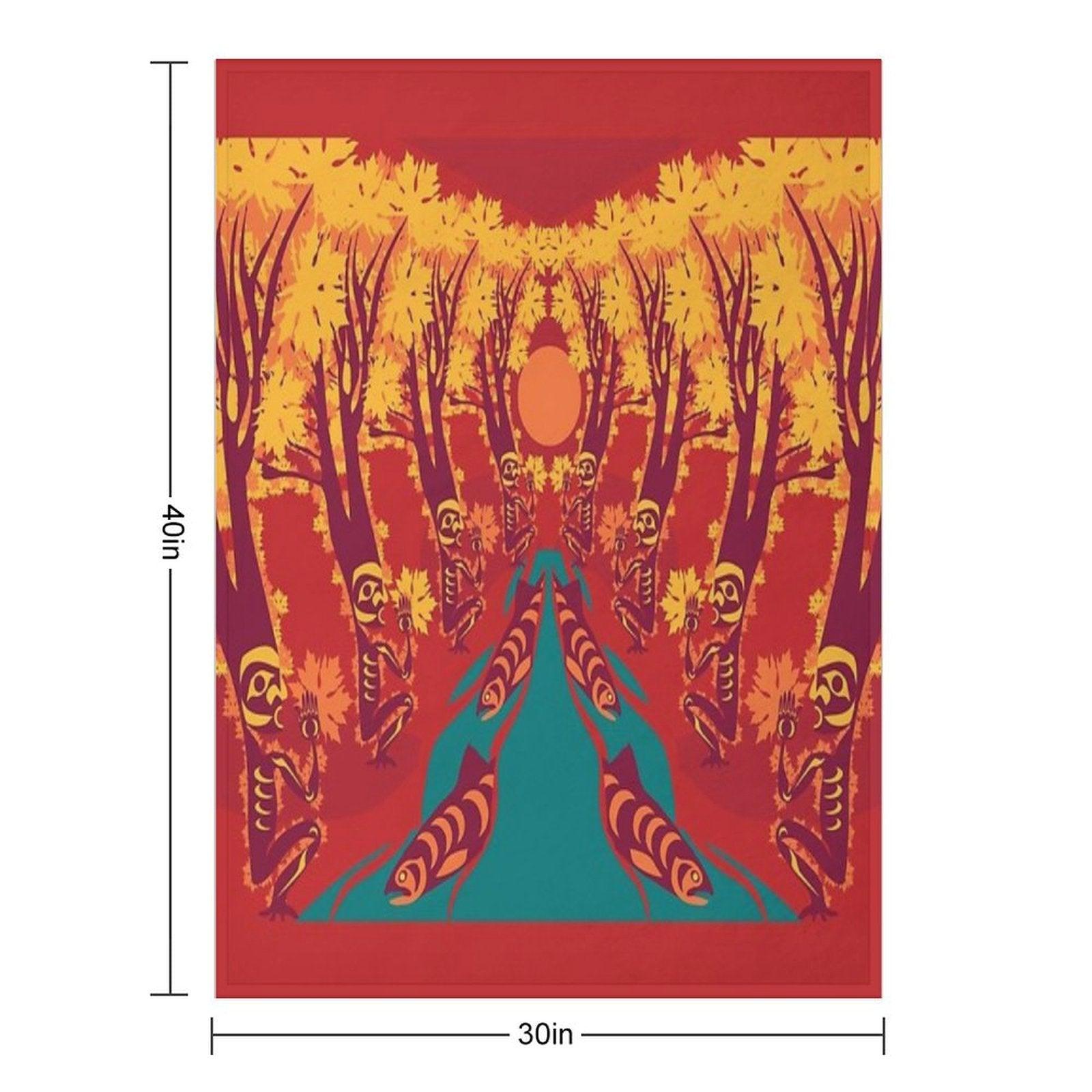 IT̸EL̵OṈSET Throw Blanket