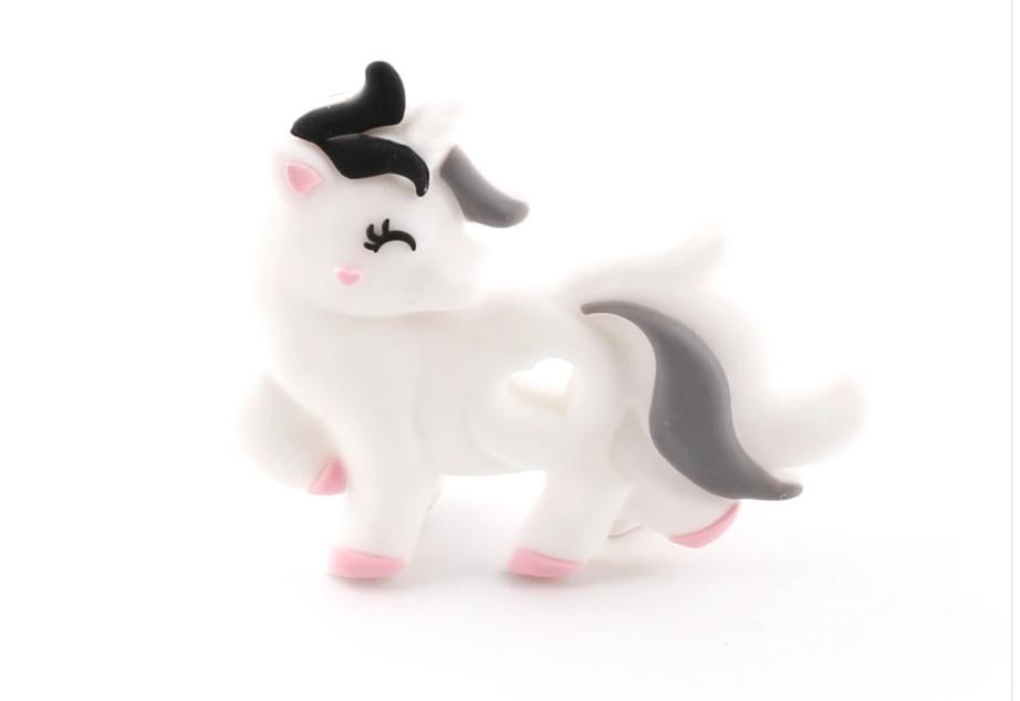 Baby Teether Silicone Rabbit Food Grade Bunny Teether Nursing Teething  Accessories Silicone Animal Teether For Kids and Baby