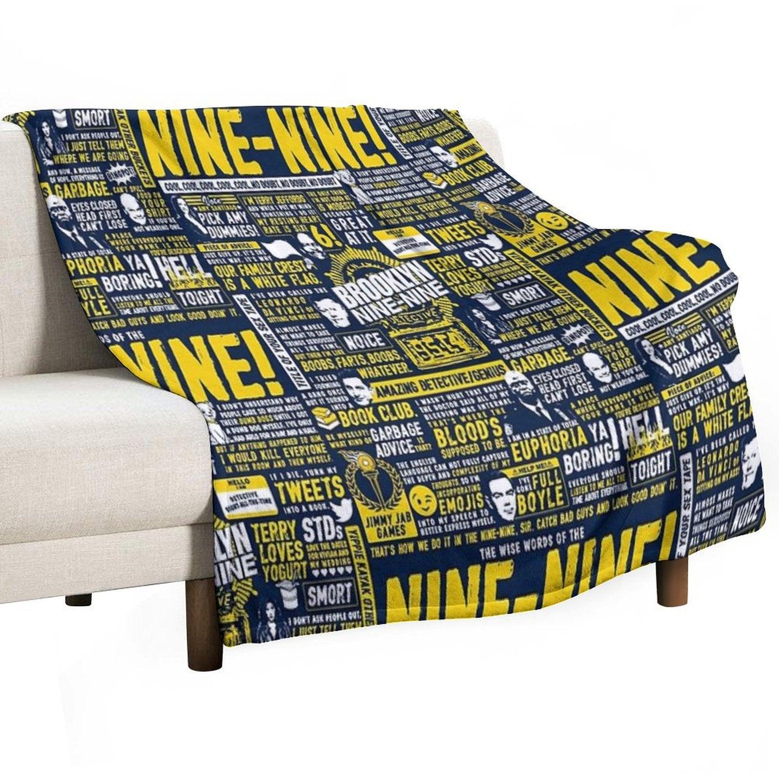 Wise Words of The Nine-Nine Throw Blanket