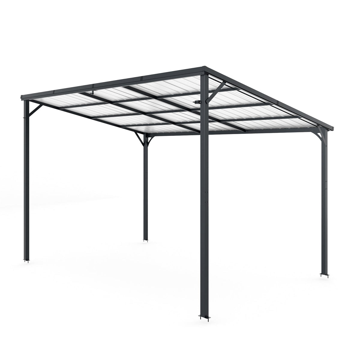 Outdoor Pergola - 12' x 8' Galvanized Steel