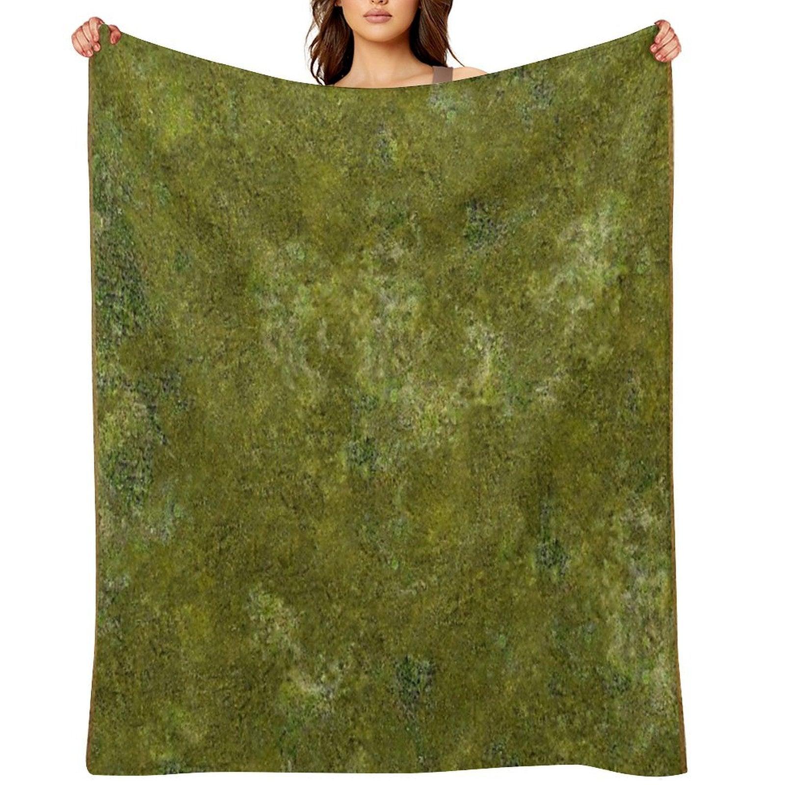 Grass Battlemat 36x36 Throw Blanket