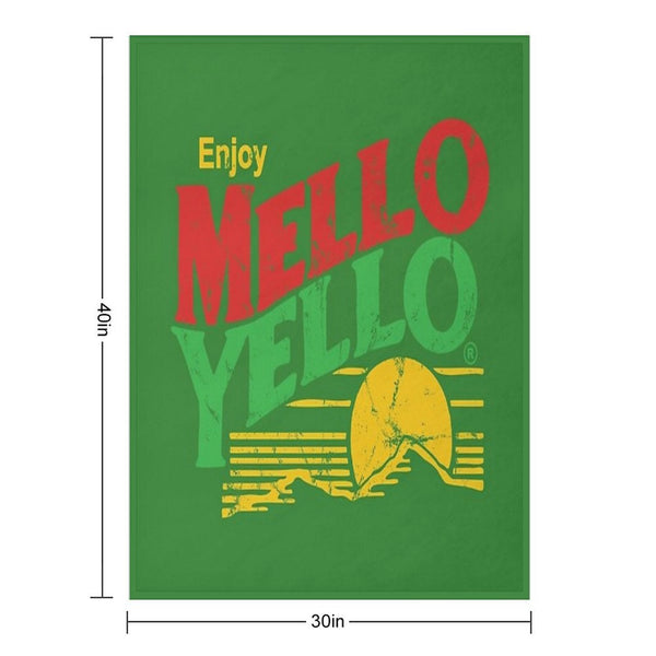 Enjoy Mello Yello (vintage) Durable Throw Blanket