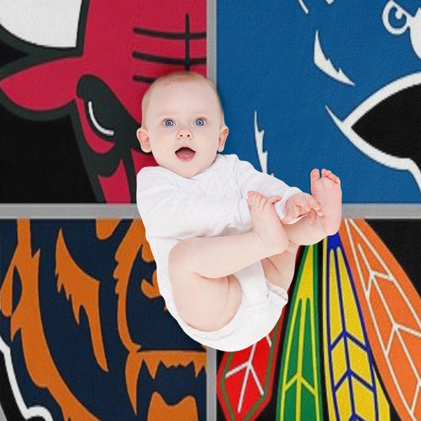 Chicago Northside Sports Quad Throw Blanket