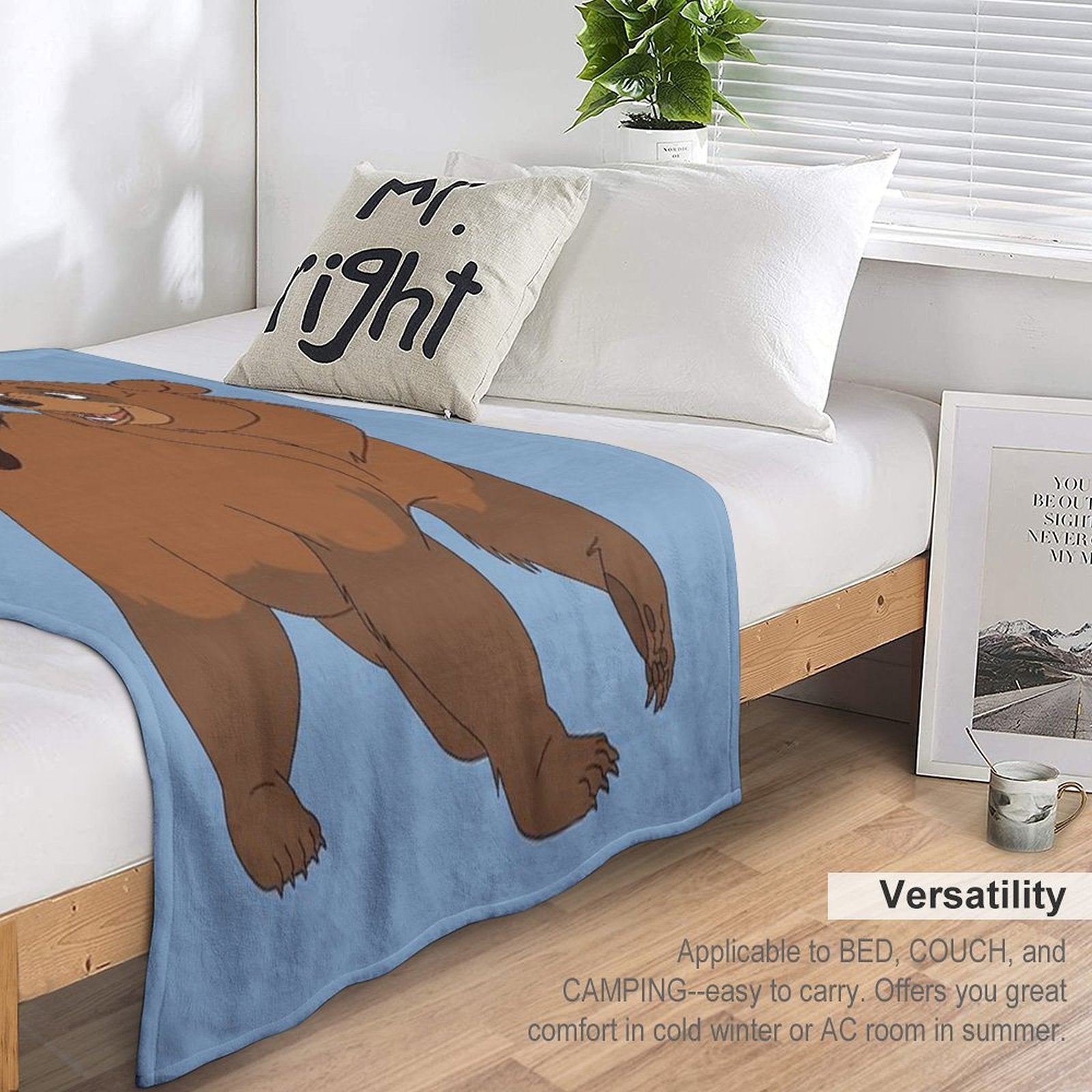 Brother Bear Quick-dry Throw Blanket