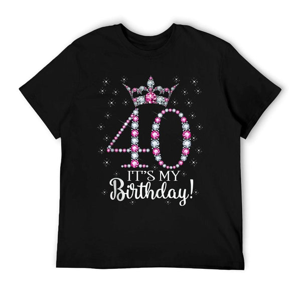 40 It's My Birthday 1982 40Th Birthday Gift For Womens Comfortable T-Shirt